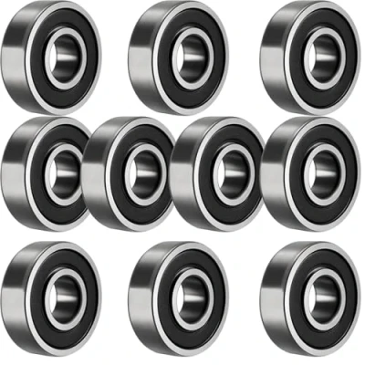 Imagen de TUZUK 10 Piezas Rodamientos 6203 2RS, 17x40x12mm, Prelubricados, Acero al cromo, Doble sello de goma, ranurados para impresoras 3D y herramientas