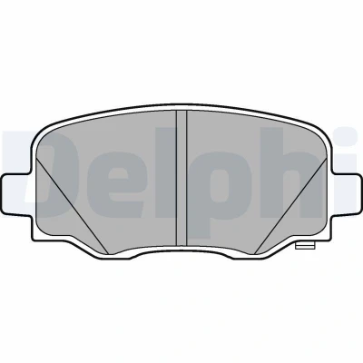 Imagen de DELPHI LP3194 Juego de pastillas freno con avisador acústico desgaste Chapa antichirridos accesorios JEEP: Compass, Renegade SUV, FIAT: 500L
