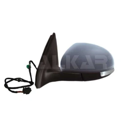 Imagen de Espejo retrovisor Alkar 9039136 izquierda imprimado eléctrico calefactable, asférico para vehíc. con volante a la VOLKSWAGEN: Tiguan I