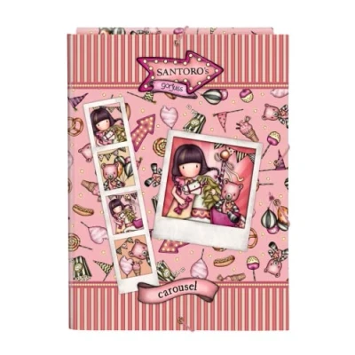 Imagen de CARPETA FOLIO 3 SOLAPAS GORJUSS™ FAIRGROUND &quot;CAROUSEL&quot;
