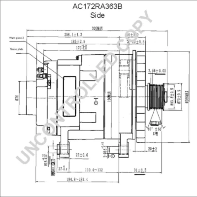 Imagen de PRESTOLITE ELECTRIC AC172RA363B Alternador 24V 140A