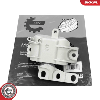 Imagen de ESEN SKV 75SKV324 Soporte de motor derecha Rodamiento Caucho metal Aluminio, 168mm 122mm VOLKSWAGEN: Golf 5, Touran I, Passat B6 Sedán