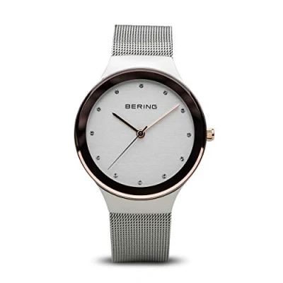 Imagen de BERING Unisex Análoga Cuarzo Reloj de Pulsera colección con Acero inoxidable und Cristal zafiro, 31 mm
