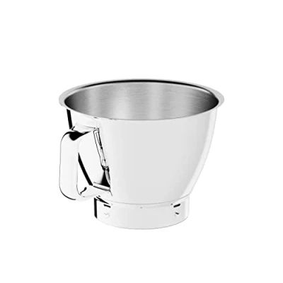 Imagen de Kenwood 000SS KAB50.000BS 18/8 accesorio para cuenco, capacidad de 5 l, compatible con procesador alimentos Titanium Chef XL, apto lavavajillas, acero inoxidable cepillado