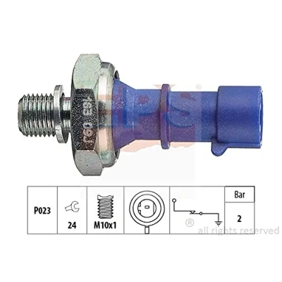 Imagen de EPS 1.800.163 Sensor de Presión Aceite M10x1 2 Made in Italy OE Equivalent FIAT: Doblo II Familiar, Fiorino III Furgón / Tipo Berlina