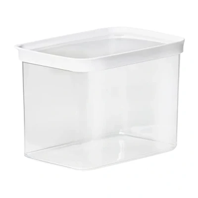 Imagen de Emsa N11425 Optima Caja de almacenamiento en seco (4,4 L, rectangular, 100% segura, higiénica, segura y eficiente el espacio, junta fresca, sin BPA, diseño transparente