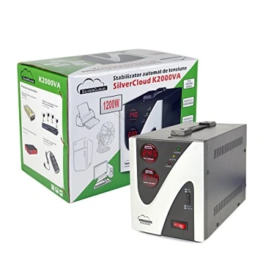 Imagen de Estabilizador de tensión SilverCloud 2000 VA, Voltaje 1200W