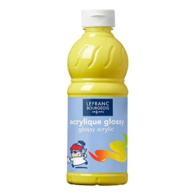 Imagen de Lefranc Bourgeois Glossy 500 ml acrilico, Amarillo