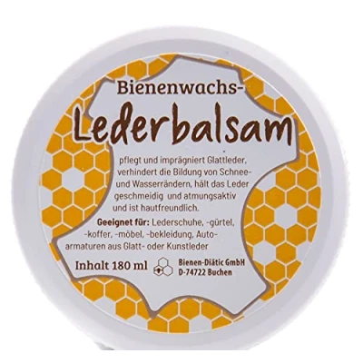 Imagen de Been Diätic Bienenwachs Lederwachslederpflege 180 ml Adecuado para: Zapatos de cuero, Cinturones, Maletas, Muebles, Ropa, Herrajes coche piel lisa o sintética.