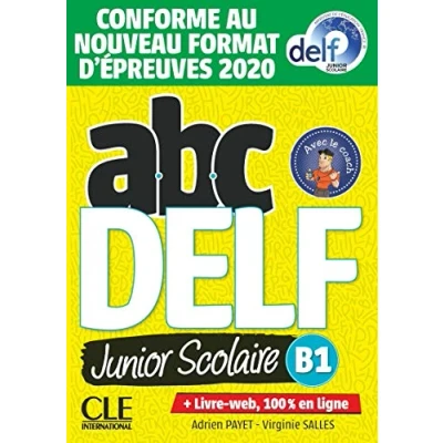 Imagen de Abc Delf Junior Scolaire Niveau B1 Livre+dvd Conforme Au Nouveau