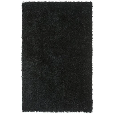 Imagen de Safavieh Shag Chatham, Chocolate, 121 x 182 3,81 cm P, poliéster, Negro, 91 152 3.81
