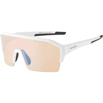 Imagen de ALPINA RAM HR HVLMB+ Gafas Deportivas, Unisex Adultos, White Matt, One Size