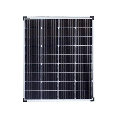Imagen de Enjoy Solar PERC Mono 100W 12V (XL) Módulo Fotovoltaico, 166mm*166mm Célula Monocristalina con 9 Barras Colectoras, Ideal para RV, Vivienda de Jardín, Barco.