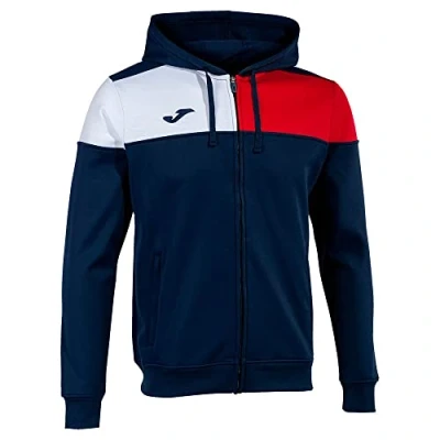 Imagen de Joma Chaqueta con capucha crew v marino rojo blanco