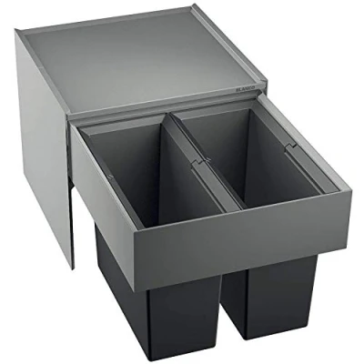 Imagen de Blanco 518721 Clasificador De Residuos Select 45/2, Negro, 45 Cm
