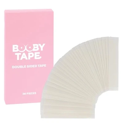 Imagen de Booby Tape Doble cara una talla, transparente, 1 unidad