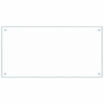 Imagen de vidaXL Protector de Salpicaduras Cocina Vidrio Templado 100x50cm Protección Herramientas Accesorios Grasa al Cocinar Fiable Práctico