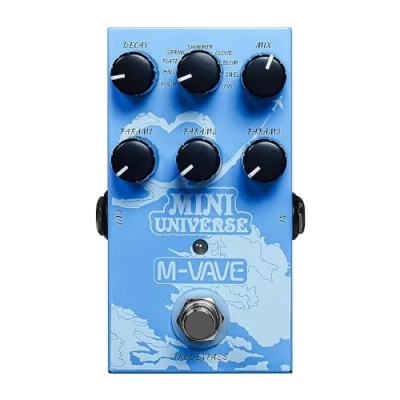 Imagen de M Vave Miniuni: 9 efectos de reverberación digitales en un pedal guitarra
