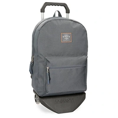Imagen de Pepe Jeans Cross Mochila con carro, 44 cm, color Gris