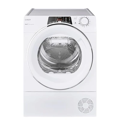 Imagen de Candy RapidÓ, ROE H10A2TCEX S, Secadora Condensación, 10KG, Bomba de Calor, Pantalla Smart Text, WiFi, App hOn, 7 Ciclos Rápidos, Cajón Condensación 5L, Antiarrugas, Inicio 24H, Clase A++, Blanco