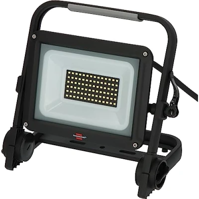 Imagen de Brennenstuhl foco LED de trabajo JARO 7060 M/Luz 50W para exteriores (foco exterior con cable 5m, proyector 5800lm aluminio, regulable, IP65)