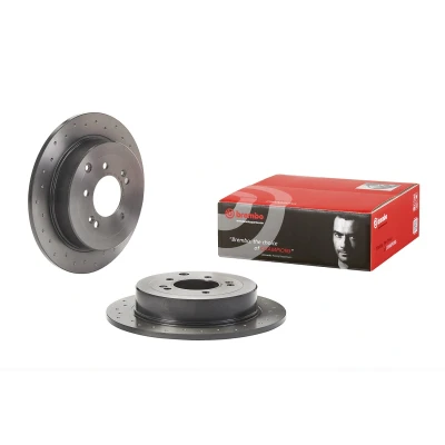 Imagen de BREMBO 08.D429.1X Disco de freno 302 10 5 perforado, macizo revestido altamente carbonizado con tornillos HYUNDAI: Tucson, ix35, KIA: Sportage IV