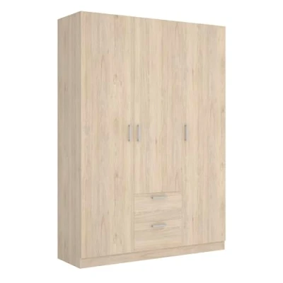 Imagen de DEKIT GRUPO RIMOBEL MAXI Armario de 3 puertas y 2 cajones Natural 215 x 52 150 cm