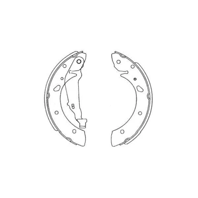 Imagen de KAVO PARTS KBS 9915 Zapatas de Freno 229 37 TOYOTA: Corolla VIII Liftback, Avensis I Berlina, Compact, SUZUKI: Ignis