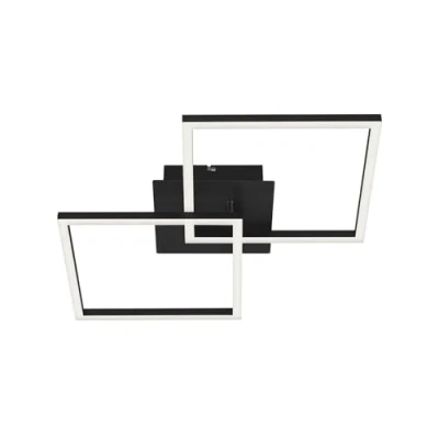 Imagen de Briloner Plafón LED Frame 2 luces switch dim negro