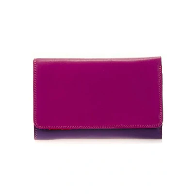 Imagen de mywalit billetereo Monedero de Piel para Mujer Medium Tri Fold w/Outer Zip Purse 363 75 Sangria Multi