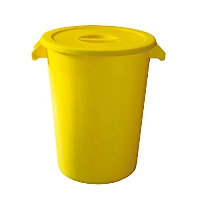 Imagen de Denox DEN090 Cubo Industrial 100 litros. Colores, Amarillo, diámetro 515x670 mm