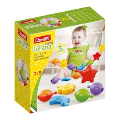Imagen de Quercetti Star Link ineinandergreifendes Spiel Flores 4130 Links Juego encajable, Multicolor, Small (4130)
