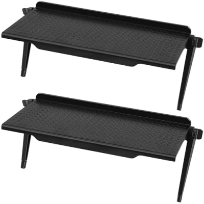 Imagen de Estante Superior de TV, Pantalla Ajustable, Estantería Monitor, Soporte Almacenamiento para Cajas Cable, Router, Control Remoto, Altavoces, Cámara