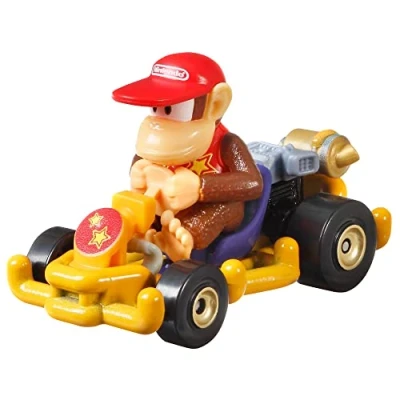 Imagen de Hot Wheels Mario Kart GRN15 Diddy Kong Marco de tubería para coche