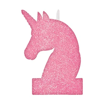 Imagen de Magical Unicorn Glitter Candles 8cm x 13cm