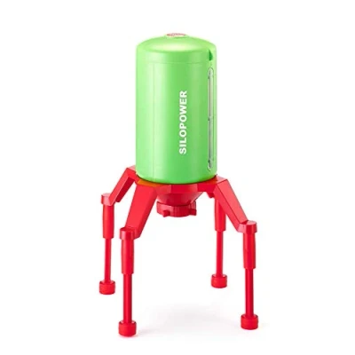 Imagen de siku 5602, Silo estacionario SILOPOWER, Plástico, Verde/Rojo, Altura ajustable, Para modelos a escalas de 1:32 1:87