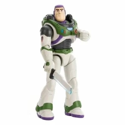 Imagen de Mattel Disney Pixar Buzz Figura articulada de (30 cm), diseño con Rastro Vapor, Juguete Infantil, a Partir 4 años, HJJ37