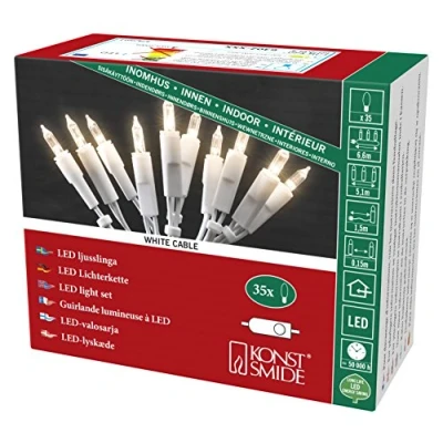 Imagen de Konstsmide 6302 102 LED Luz Cadena, plástico, color blanco