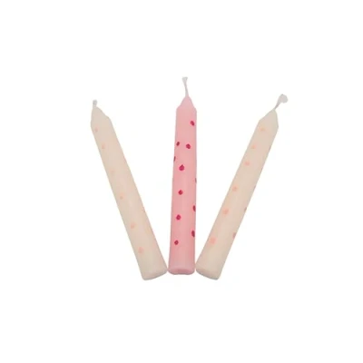 Imagen de GOKI Juego de Velas cumpleaños, Lunares Rosas No Aplica construcción, Color Rosa, único (60697)