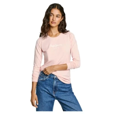 Imagen de Pepe Jeans NEW Virginia Camiseta de manga larga, Mujer, Talla: XS, Light pink