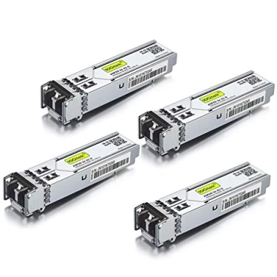 Imagen de 10Gtek® Gigabit Módulo SFP Multimodo, 1000Base SX LC Transceiver, Compatible para Cisco GLC MMD, Ubiquiti, Netgear, D Link, TP Zyxel, Mikrotik, Open Switch, 4pcs