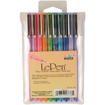 Imagen de Uchida Le Pen Bright Set 10/Pkg Assorted Colors