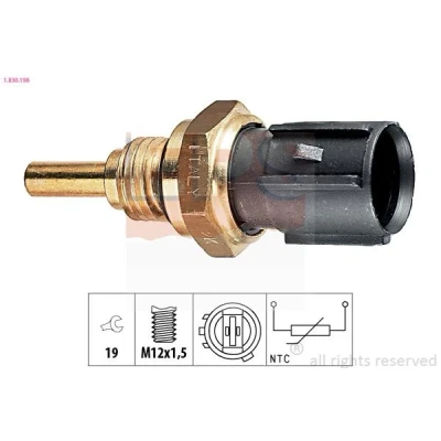 Imagen de EPS 1.830.198 Sensor de Temperatura Aceite M12x1,5 Made in Italy OE Equivalent HONDA: CIVIC 6 Hatchback