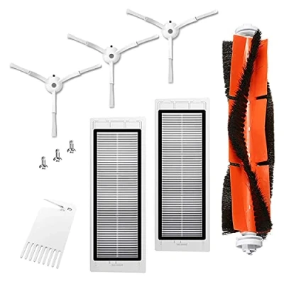 Imagen de Accesorios para Aspiradoras Roborock S50 S51 S55 S5 max S6 S60 S65, Repuestos Cepillo Principal, Filtro y Lateral 10Piezas