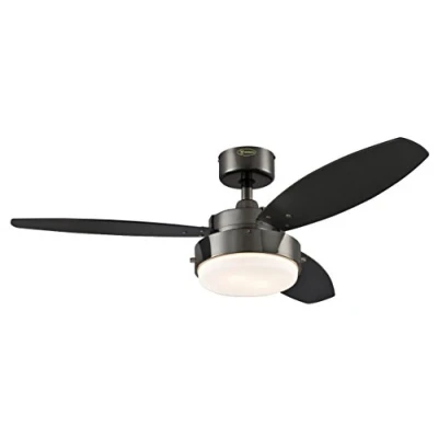 Imagen de Westinghouse Lighting Alloy Ventilador de Techo R7s, 80 W, Gun Metal