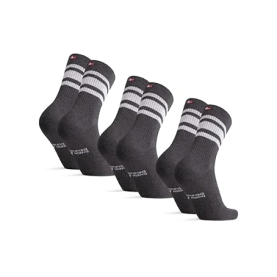 Imagen de Danish Endurance Tennis Performance CREW 3 PACK Calcetines de deporte, Talla: 43 47, Black white