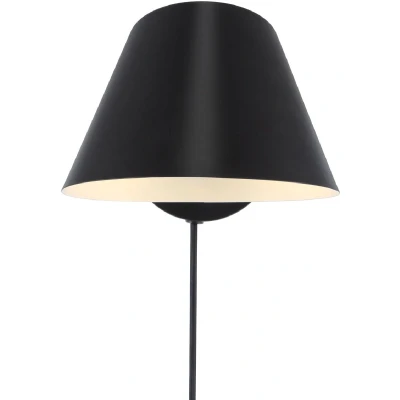 Imagen de DFTP by Nordlux Aplique Stay Short con enchufe, negro