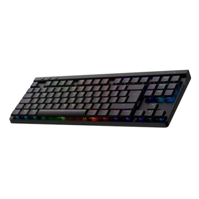 Imagen de Teclado gaming Logitech G G515 Lightspeed TKL, Bluetooth, USB, Cable, RGB Lightsync, Teclas PBT, Interruptores táctiles, Personalizable, Negro