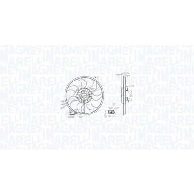 Imagen de MAGNETI MARELLI 069422864010 Ventilador de Radiador 3905 12 342 OPEL: Astra H Berlina, Hatchback, GTC