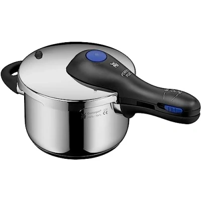 Imagen de WMF Perfect Plus Olla Rápida Ø 18 cm de Diámetro 2 Litros y Medio. Con Protección Contra Llamas. Acero Inoxidable Cromargan para Inducción